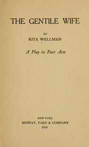 The Gentile wife by Rita Wellman