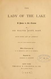 Cover of: The Lady of the lake by Sir Walter Scott