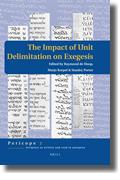 Cover of: The impact of unit delimitation on exegesis