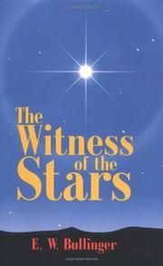 Cover of: Witness of the Stars