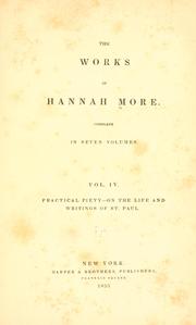 Cover of: The works of Hannah More | Hannah More