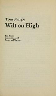 Cover of: Wilt on high by Tom Sharpe