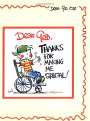Cover of: Dear God, Thanks for Making Me Special (Dear God Kids Series)