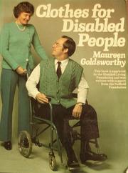 Cover of: Clothes for Disabled People by Maureen Goldsworthy
