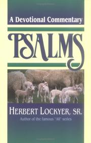 Cover of: Psalms by Herbert Lockyer
