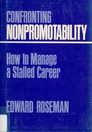 Cover of: Confronting Nonpromotability by Edward Roseman