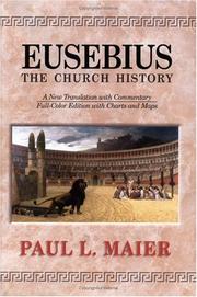 Cover of: Eusebius--the church history: a new translation with commentary