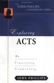 Cover of: Exploring Acts: an expository commentary