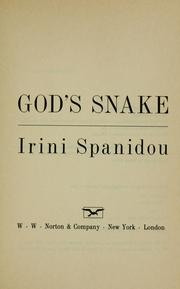 Cover of: God's snake