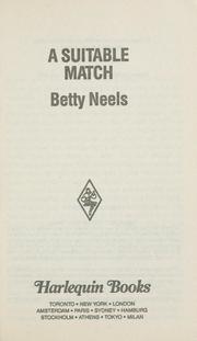 Cover of: A Suitable Match