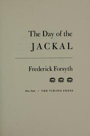 Cover of: The day of the jackal. by Frederick Forsyth