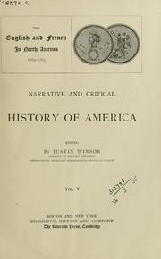 Narrative and critical history of America by Justin Winsor