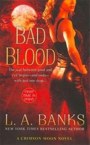 Cover of: Bad Blood: (Crimson Moon, Bk 1)