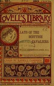 Cover of: Lays of the Scottish cavaliers: and other poems.