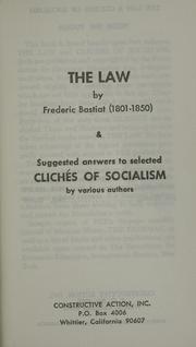 Cover of: The law.