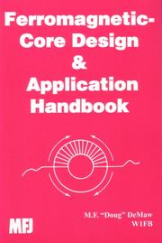 Ferromagnetic-core design and application handbook by Doug DeMaw