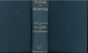 Tudor on charities by Owen Davies Tudor, Jean Warburton, Debra Morris