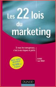 Cover of: 22 lois du marketing: si vous les transgressez, c'est à vos risques et périls