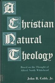 Cover of: A Christian Natural Theology