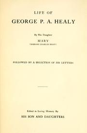 Life of George P. A. Healy by Marie Healy Bigot