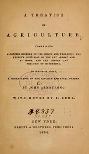 Cover of: A treatise on agriculture by Armstrong, John