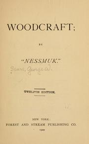 Cover of: Woodcraft by George Washington Sears