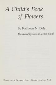 Cover of: A child's book of flowers