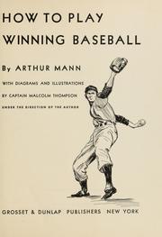 Cover of: How to play winning baseball