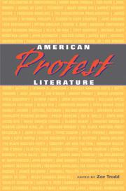 American protest literature by Zoe Trodd