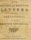 Cover of: The Farmer's and Monitor's letters to the inhabitants of the British colonies.