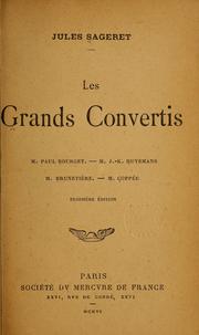 Les grands convertis by Jules Sageret