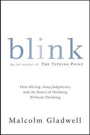 Cover of: Blink by Malcolm Gladwell