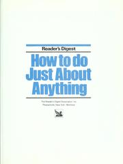 Cover of: How to do just about anything.