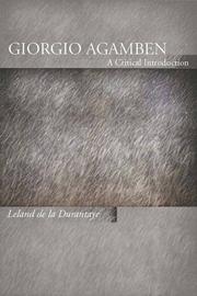 Giorgio Agamben : a critical introduction