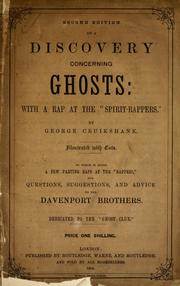 Cover of: A discovery concerning ghosts