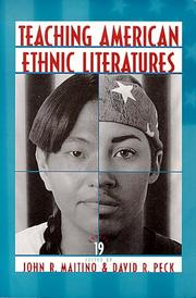 Teaching American ethnic literatures by David R. Peck
