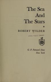 Cover of: The sea and the stars.