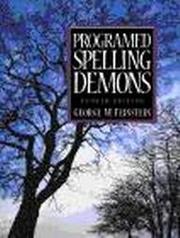Cover of: Programmed Spelling Demons