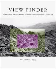 Cover of: View Finder: Mark Klett, Photography, and the Reinvention of Landscape