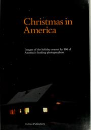 Cover of: Christmas in America by [David Cohen, editor & project director ; Rick Smolen, associate director].