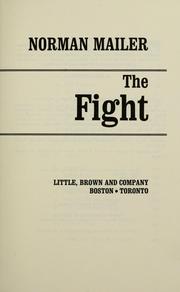 The Fight by Norman Mailer