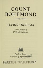 Cover of: Count Bohemond. by Alfred Leo Duggan