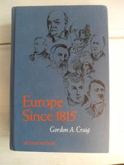 Cover of: Europe since 1815