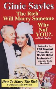 Cover of: How To Marry The Rich