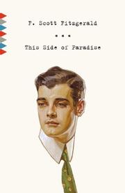 Cover of: This Side of Paradise (Vintage Classics) by F. Scott Fitzgerald