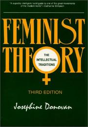 Cover of: Feminist theory by Josephine Donovan