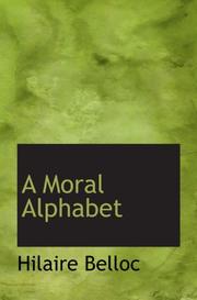 A Moral Alphabet by Hilaire Belloc