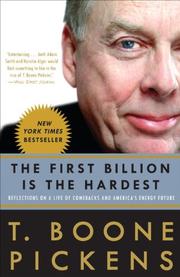Cover of: The First Billion Is the Hardest: Reflections on a Life of Comebacks and America's Energy Future