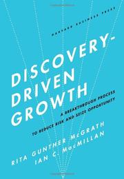 Discovery-driven growth by Rita Gunther McGrath