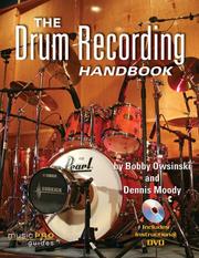 Cover of: The drum recording handbook